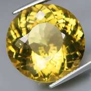 Brilliant! 19.90ct top lemon yellow unheated Citrine