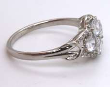 Sterling Silver Cubic Zirconia Ring