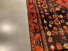 UNIQUE VINTAGE PERSIAN RUG 4.2x8.6