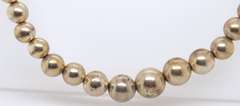 Vintage Sterling Silver Ball Necklace