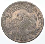 1823 Capped Bust Half Dollar - 101 - Brok 3
