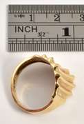Stylish Wide Gold ring