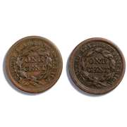1846 & 1851 Large Cents
