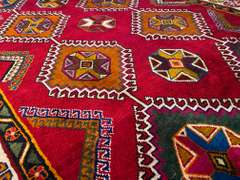 STUNNING PERSIAN SHIRAZ RUG 5.2x7.9