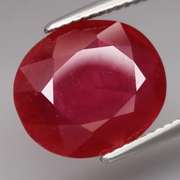 Sumptuous 7.37ct top blood red Ruby
