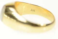 18K Yellow Gold Oval Natural Opal Retro Graduated Statement Ring