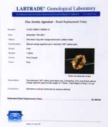Amazing Yellow Gold oval Shape Orange Sapphire Bypass Ring