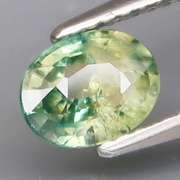 Heated only! Australian! 1.01ct green Sapphire