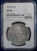 1878-S NGC MS64 S$1