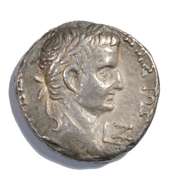 Roman Egypt Tiberius 14-37 Silver Tetradrachm