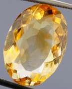 Striking 8.06ct golden orange Citrine