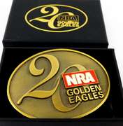 20 NRA Golden Eagles Belt Buckle
