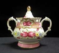 Tray, Sugar Creamer and Tea Pot 4 pcs