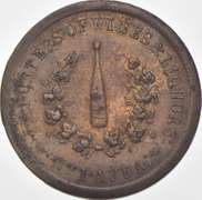 1863 V. Bennee & CH. Bendinger Civil War Token NY 630F