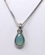 Vintage Italian Sterling Silver Pendant on Chain