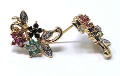 Sterling Silver Gemstone Earrings
