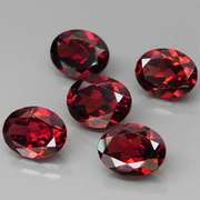 Stunning 10.97ct 5 piece untreated Garnet set
