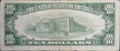 Series 1953 $10 Silver Certificate, Circulated. FR.1706