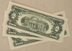 6 4 Consecutive 1963 CHCU $ 2 Red Seal US Notes