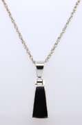 Sterling Silver Black Onyx Pendant on Chain