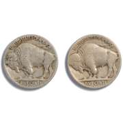 1920 D &1926 D Buffalo Nickels