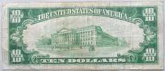 $10 Chicago 1929 Series National Note