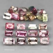 Fancy colored 4.09ct Songean Sapphire parcel
