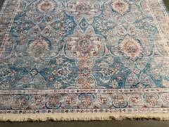 STUNNING VINTAGE REPRO DESIGN RUG 5x8