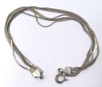 Multi Strand Vintage Sterling Silver Bracelet