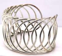 Vintage Sterling Silver Bangle Bracelet