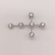 14kt White Gold & Diamond Pendant