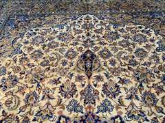 VINTAGE PERSIAN KASHAN RUG 9X13