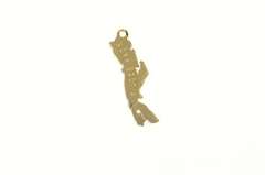 10K Yellow Gold Nova Scotia Country Souvenir Travel Charm/Pendant
