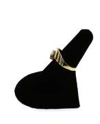 Modern Side Stone Diamond Ring with Channel Set Diamonds on a 14k Gold Band