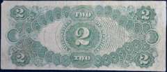 Series Of 1917 $2, Circulated.
