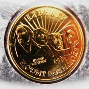 Mt. Rushmore 50th Anniversary Commemorative Coin
