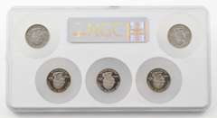 PF70UCAM 1999-S DE/CT/PA/NJ/GA State Quarters Clad Proof Set - NGC