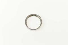 14K White Gold Classic Diamond Circle Round Journey Pendant