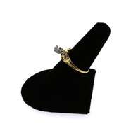 Round Diamond Cluster Ring with 14k Gold