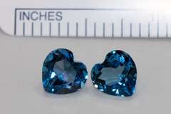 True Blue Topaz Pair - 4.67 cts.