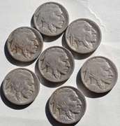 Mainly Part Date Mint Marked 1913-1919 Buffalo Nickels