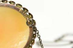 9K Yellow Gold Unique Victorian Carved Shell Lady Cameo Pin/Brooch