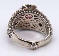 Lot of 2 Vintage Sterling Silver Rings