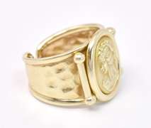 Captivating Cameo Ring in 14K Yellow Gold