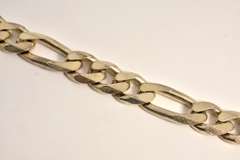 Exceptionally Heavy Man's Sterling Bracelet