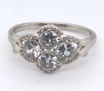 Sterling Silver Cubic Zirconia Ring