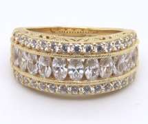 Judith Ripka Sterling Silver Cubic Zirconia Ring