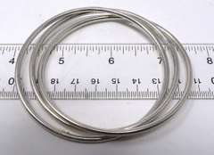 Lot of 3 Sterling Silver Bangles