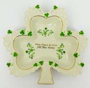 2009 Lenox Shamrock Sentiments Dish - MIB
