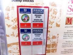 8 U.S. Commemorative Stamp Blocks in Original Panels